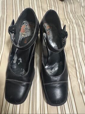 Aerosoles Black Mary Jane Heels for Women - 7 1/2